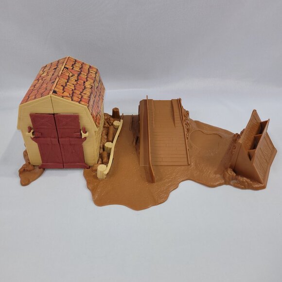 The Dukes of Hazzard Vintage 1980 Barnbusters Barn by Knickerbocker Toys - Picture 2 of 4